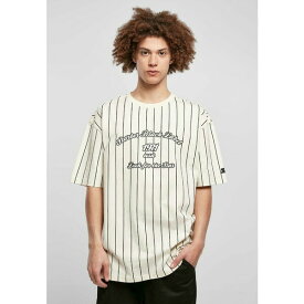 スターター メンズ Tシャツ トップス PINESTRIPE - Print T-shirt - palewhite