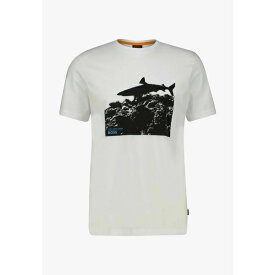 ボス メンズ Tシャツ トップス SEA HORSE - Print T-shirt - weiss