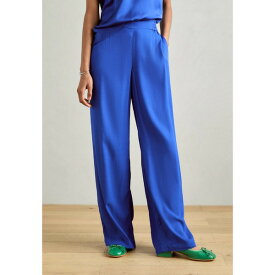 エスプリ レディース カジュアルパンツ ボトムス SOLID SLIP ON - Trousers - bright blue