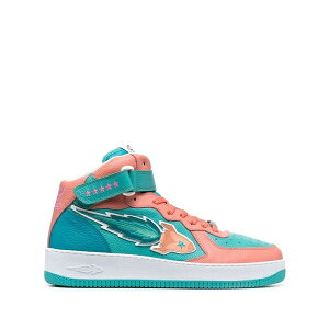 �G���^�[�v���C�Y �W���p�� �����Y �X�j�[�J�[ �V���[�Y Panelled high-top sneakers Blue