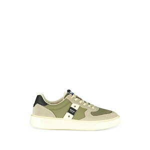 �u���E�A�[ �����Y �X�j�[�J�[ �V���[�Y Suede-panelled chunky-sole sneakers Green