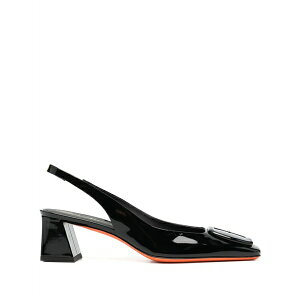 �T���g�[�j ���f�B�[�X �p���v�X �V���[�Y slingback 60mm strap pumps Black