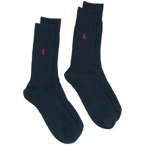 �����t���[���� �����Y �C�� �A���_�[�E�F�A Pony motif ribbed socks Blue