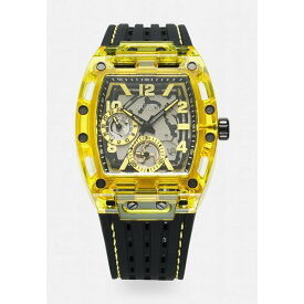 ゲス メンズ 腕時計 アクセサリー PHOENIX - Watch - black matte/yellow