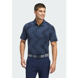 アディダス メンズ Tシャツ トップス ULTIMATE365 ALLOVER PRINTED - Polo shirt - collegiate navy preloved ink
