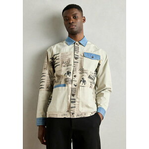 XRb`Ah\[_ Y T_ V[Y PRINTED WORKER - Summer jacket - off white