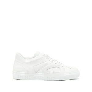 �C���m�~�l�C�g �����Y �X�j�[�J�[ �V���[�Y Panelled lace-up leather sneakers White