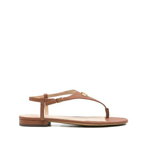 �����t���[���� ���f�B�[�X �T���_�� �V���[�Y Buckle-fastening leather sandals Brown