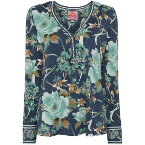 �W���j�[���Y ���f�B�[�X T�V���c �g�b�v�X The janie favorite henley Blue