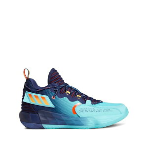 �A�f�B�_�X �����Y �X�j�[�J�[ �V���[�Y Dame 7 extply dark blue/pulse aqua-solar red sneakers Blue