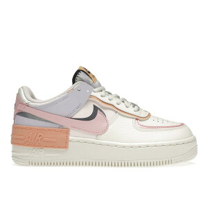 Nike �i�C�L ���f�B�[�X �X�j�[�J�[ �yNike Air Force 1 Low Shadow Sail Pink Glaze (Women's)�z �T�C�Y US_5.5(22.5cm) Sail/Orange Chalk/Dark Obsidian/Pink Glaze