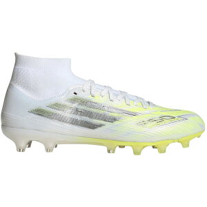 adidas �A�f�B�_�X ���f�B�[�X �X�j�[�J�[ �yadidas F50 Sparkfusion Pro Mid Cut FG/AG Born for Goals Pack (Women's)�z �T�C�Y US_W_10 Cloud White/Iron Metallic/Hi-Res Yellow