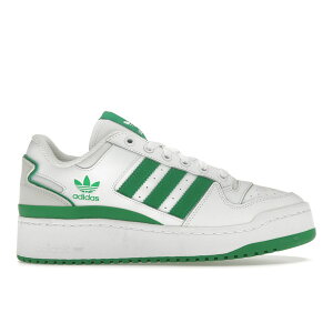 adidas �A�f�B�_�X ���f�B�[�X �X�j�[�J�[ �yadidas Forum Bold Cloud White Green Grey (Women's)�z �T�C�Y US_7.5(24.5cm) Cloud White/Green/Grey One