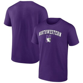 ファナティクス メンズ Tシャツ トップス Northwestern Wildcats Fanatics Branded Campus TShirt Purple