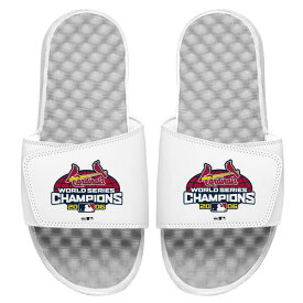 アイスライド メンズ サンダル シューズ St. Louis Cardinals ISlide 2006 World Series Champions Throwback Slide Sandals White