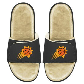 アイスライド メンズ サンダル シューズ Phoenix Suns ISlide Men's Faux Fur Slide Sandals Black/Tan