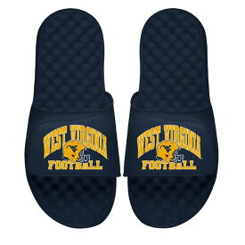 アイスライド メンズ サンダル シューズ West Virginia Mountaineers ISlide Unisex Football Varsity Slide Sandals Navy