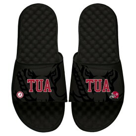 アイスライド メンズ サンダル シューズ Tua Tagovailoa Alabama Crimson Tide ISlide Player Tonal Pop Slide Sandals Black
