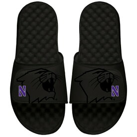 アイスライド メンズ サンダル シューズ Northwestern Wildcats ISlide Tonal Pop Slide Sandals Black