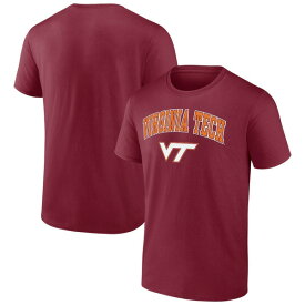 ファナティクス メンズ Tシャツ トップス Virginia Tech Hokies Fanatics Branded Campus TShirt Maroon