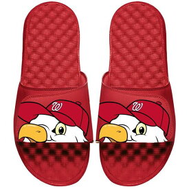 アイスライド メンズ サンダル シューズ Washington Nationals ISlide Mascot Slide Sandals Red