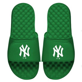 アイスライド メンズ サンダル シューズ New York Yankees ISlide St. Patrick's Day Slide Sandals Kelly Green