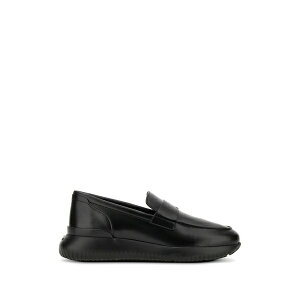 �z�[�K�� �����Y �X���b�|���E���[�t�@�[ �V���[�Y Cube platform loafers Black