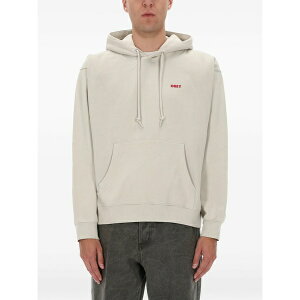 �I�x�C �����Y �p�[�J�[�E�X�E�F�b�g�V���c �A�E�^�[ Art studio flowers hoodie Neutrals