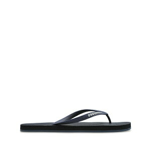 �f�B�[�X�N�G�A�[�h �����Y �T���_�� �V���[�Y Logo-embossed flip flops Blue