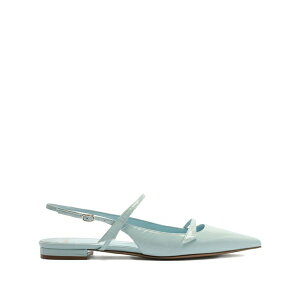�A���N�T���h���o�[�h�}�� ���f�B�[�X �T���_�� �V���[�Y Tita pointed-toe straps-detail flat sandals Blue