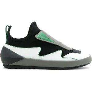 Ferragamo tFK fB[X Xj[J[ yFerragamo Colourblock Slip-On Sneakers Black Green (Women's)z TCY US_8(25.0cm) Green
