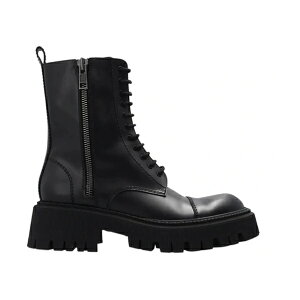 Balenciaga oVAK fB[X Xj[J[ yBalenciaga Tractor Zip Up Combat Boot Black (Women's)z TCY US_8(25.0cm) Black