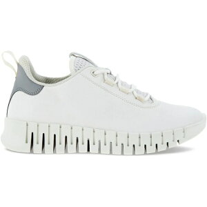 Ecco GR[ fB[X Xj[J[ yEcco Gruuv White Grey (Women's)z TCY EU_38(24cm) White