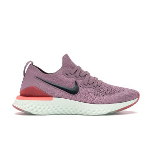 Nike iCL fB[X Xj[J[ yNike Epic React Flyknit 2 Plum Dust (Women's)z TCY US_5.5(22.5cm) Plum Dust/Black-Ember Glow-Bleached Coral-Barely Grey