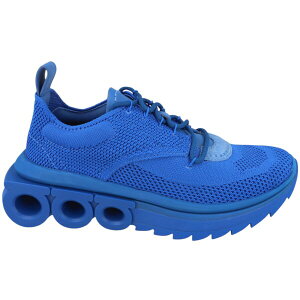 Ferragamo �t�F���K�� ���f�B�[�X �X�j�[�J�[ �yFerragamo Nima Knit Sneakers Blue (Women's)�z �T�C�Y US_7.5(24.5cm) Blue