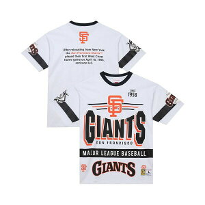 �~�b�`�F��&�l�X �����Y �V���c �g�b�v�X Men's White San Francisco Giants Cooperstown Collection Team Origins Premium T-Shirt White