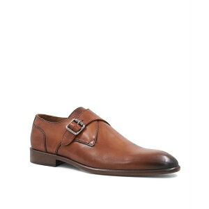 u[m}O Y Xb|E[t@[ V[Y Men's Solero Slip On Monk Dress Shoes Cognac