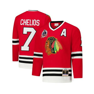 �~�b�`�F��&�l�X �����Y �V���c �g�b�v�X Men's Chris Chelios Red Chicago Blackhawks 1991-92 Power Play Jersey Red