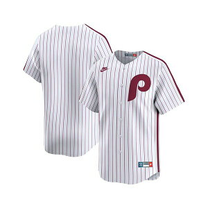 �i�C�L �����Y �V���c �g�b�v�X Men's White Philadelphia Phillies Throwback Cooperstown Collection Limited Jersey White