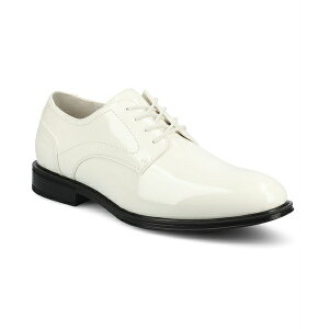 ���@���Z �J���p�j�[ �����Y �h���X�V���[�Y �V���[�Y Men's Barclay Flexible Oxford Dress Shoe Patent, White