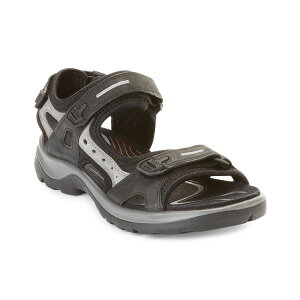 GR[ fB[X T_ V[Y Women's Yucatan Nubuck Leather Sandals Black, Mole