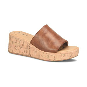 r[I[V[ fB[X T_ V[Y Women's Savia Slip-On Sandals Dark Tan cognac