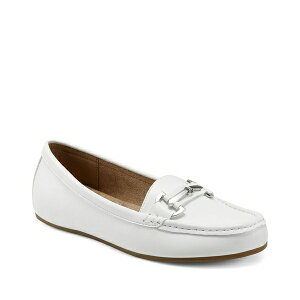 GA\[Y fB[X Xb|E[t@[ V[Y Women's Day Drive Loafers White - Polyurethane