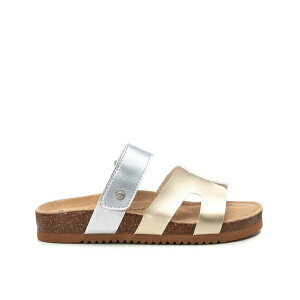LV^C fB[X T_ V[Y Women's Comfort Slip On Sandals By XTI Gold