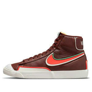 Nike �i�C�L �����Y �X�j�[�J�[ �yNike Blazer Mid '77 Infinite Dark Team Red 'Brown Orange Green' DA7233-200�z �T�C�Y US_6(24.0cm)