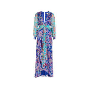 ���L�\�[ ���f�B�[�X �����s�[�X �g�b�v�X Floral maxi dress Blue
