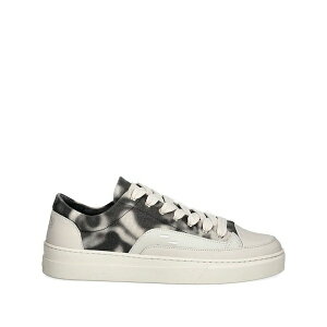 �t�B�����O�s�[�X �����Y �X�j�[�J�[ �V���[�Y Riviera tie-dye leather sneakers Black