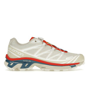Salomon T Y Xj[J[ ySalomon XT-6 Almond Milkz TCY US_M_4 Almond Milk/Bleached Sand/Aurora Red