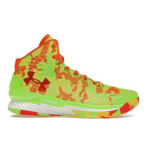 Under Armour A_[A[}[ Y Xj[J[ yUnder Armour Curry 1 Candy Reign (2022)z TCY US_11(29.0cm) Hyper Green/Team Orange