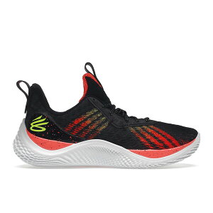 Under Armour A_[A[}[ Y Xj[J[ yUnder Armour Curry Flow 10 Iron Sharpens Ironz TCY US_8.5(26.5cm) Black/After Burn/Yellow Ray